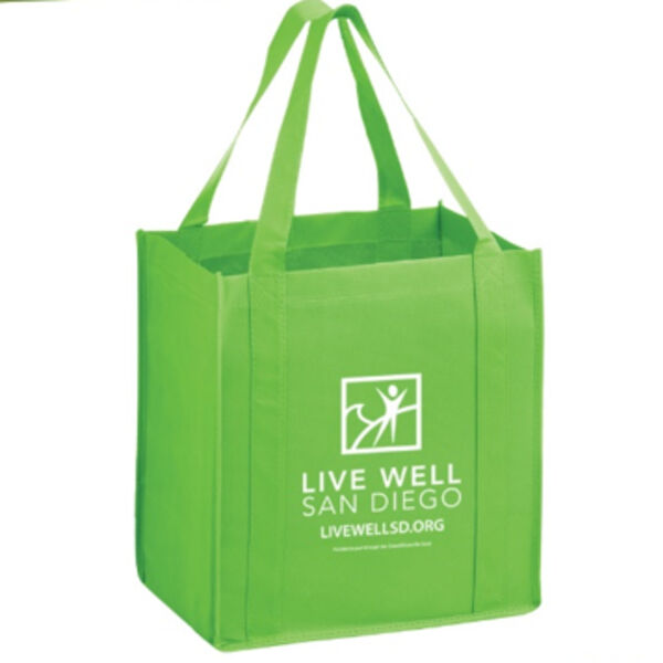 HEAVY DUTY NON-WOVEN GROCERY TOTE BAG Thumbnail