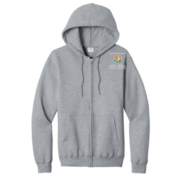 Classic Full Zip Hooded Sweatshirt Thumbnail