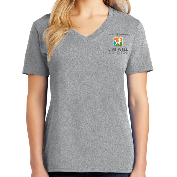 Ladies Core Cotton V Neck Tee Thumbnail