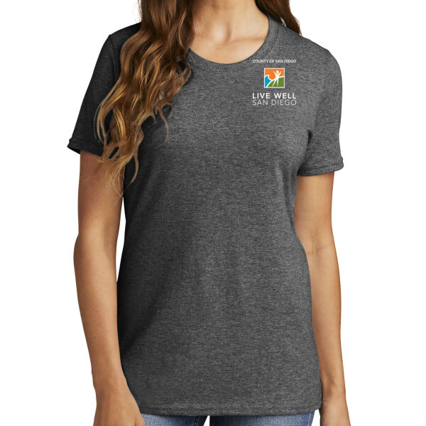 Ladies 5.4 oz 100% Cotton T Shirt  Thumbnail